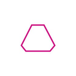 Plastové formy skupinové na minidezerty, Trojúhelník 2