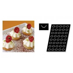 Silikonová forma Flexipan®, Small fluted tartlet
